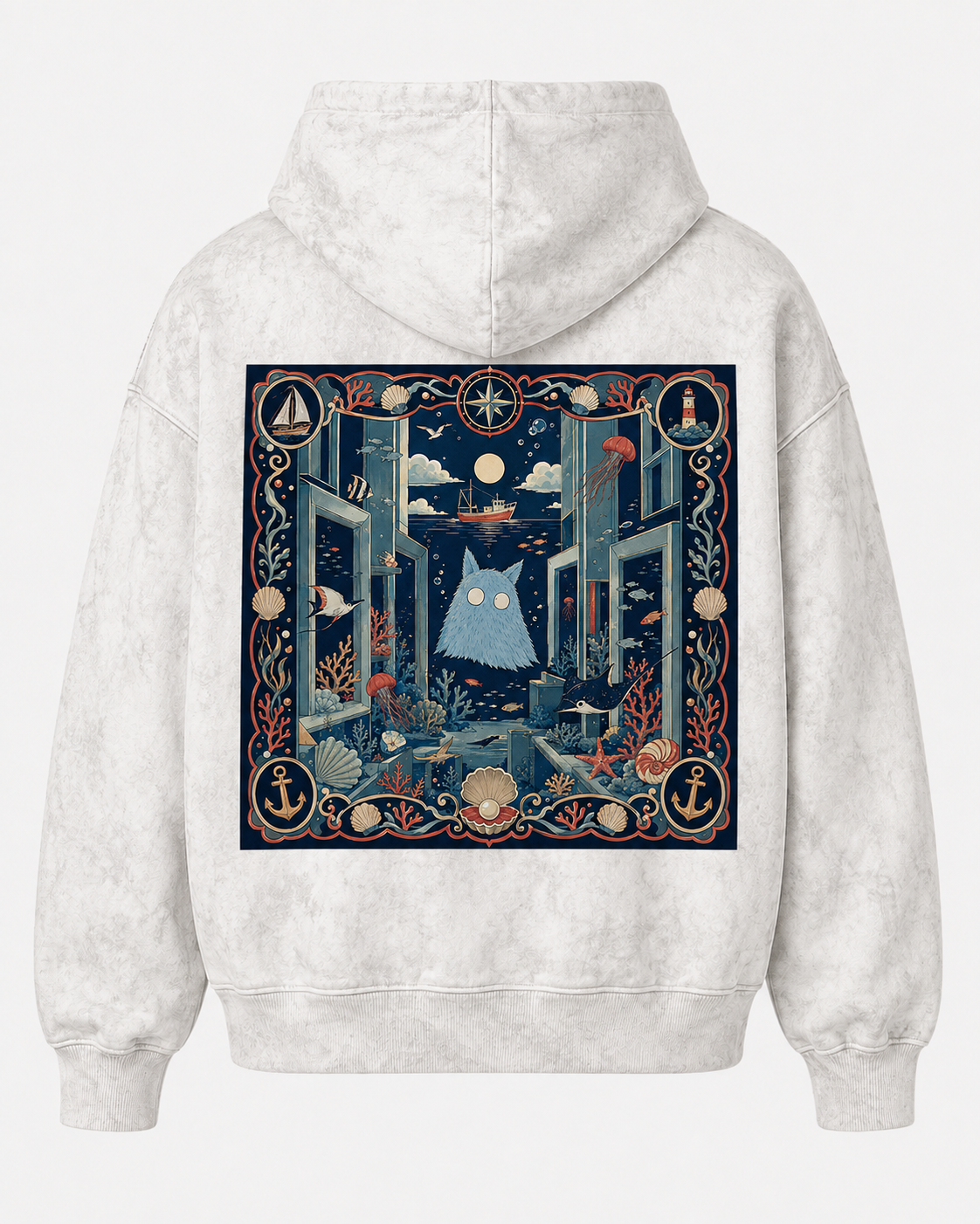 INTO THE DEEP — Acid Wash Hoodie