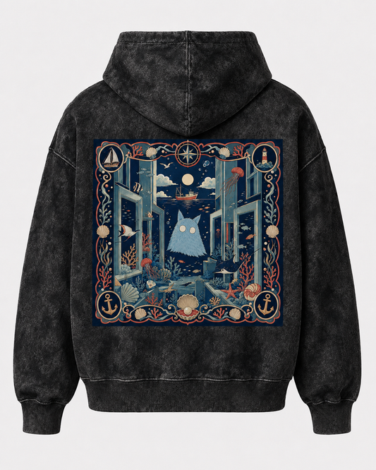 INTO THE DEEP — Acid Wash Hoodie