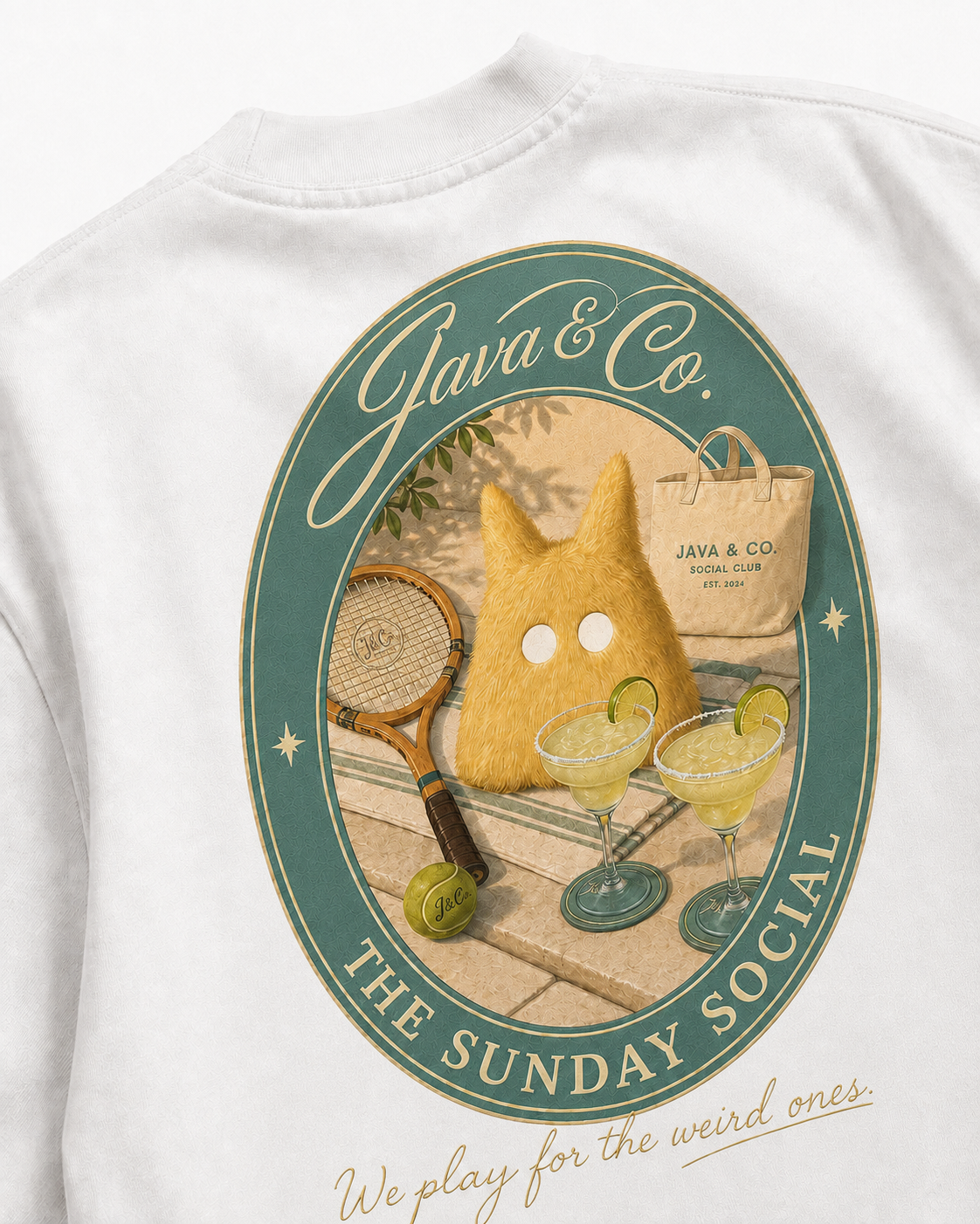 The Sunday Social — Playera Oversized