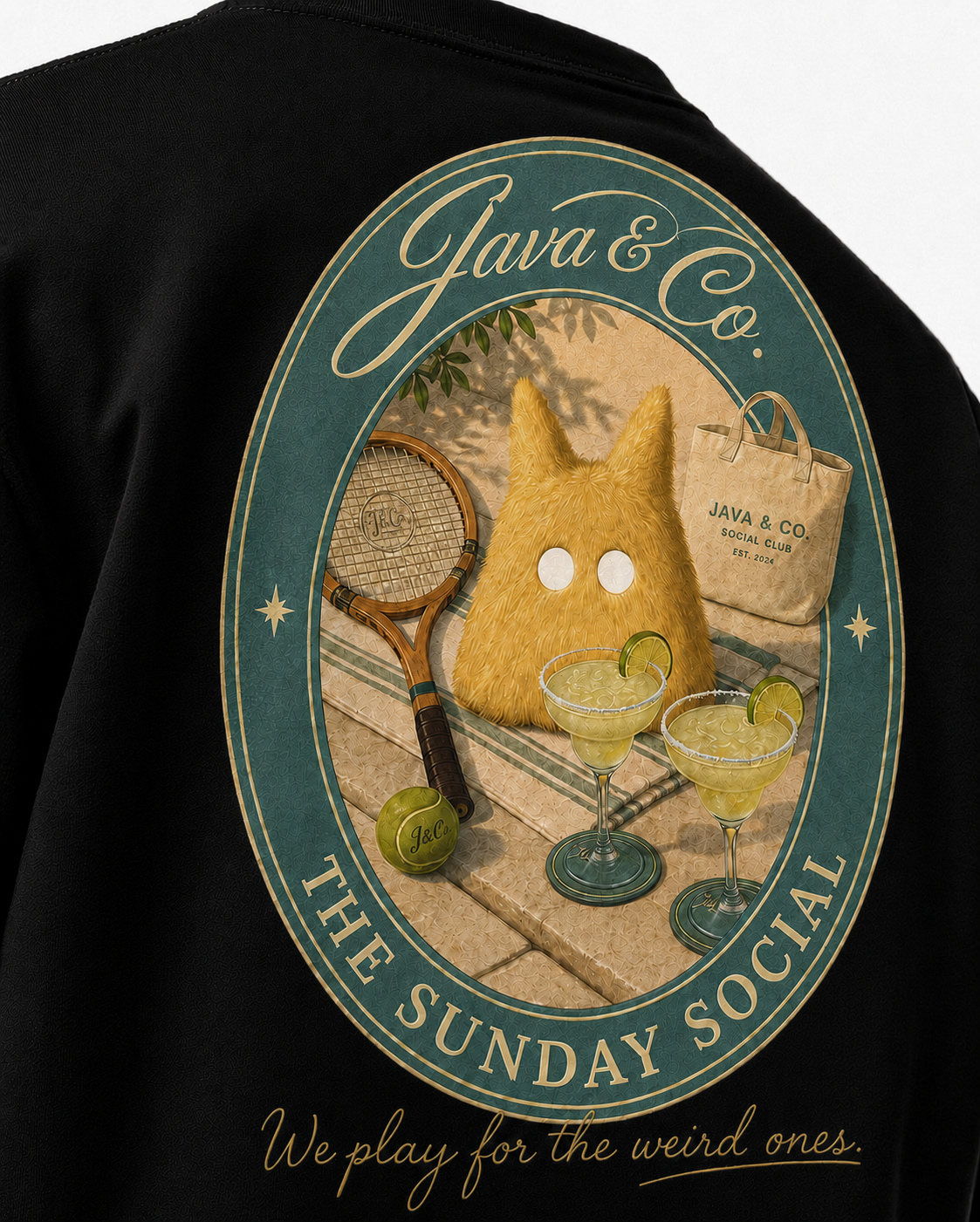 The Sunday Social — Playera Oversized